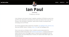 Desktop Screenshot of ianpaul.net